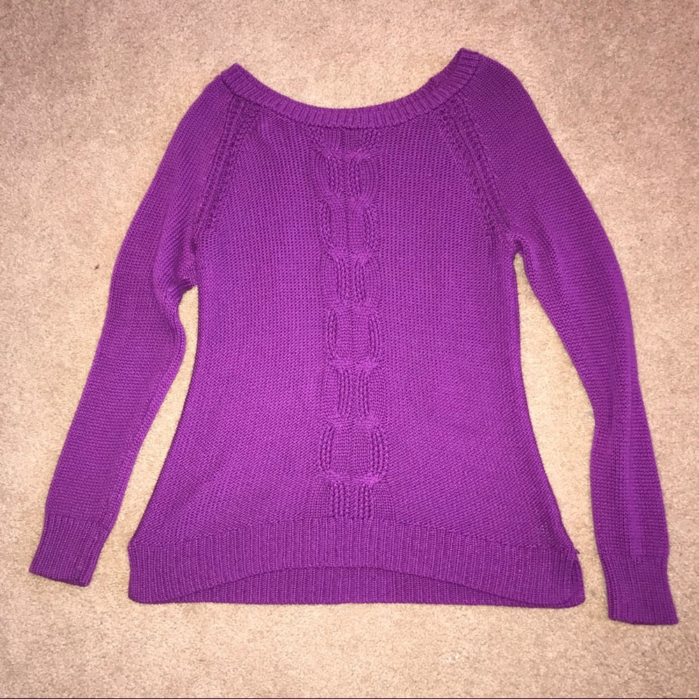 Purple Sweater